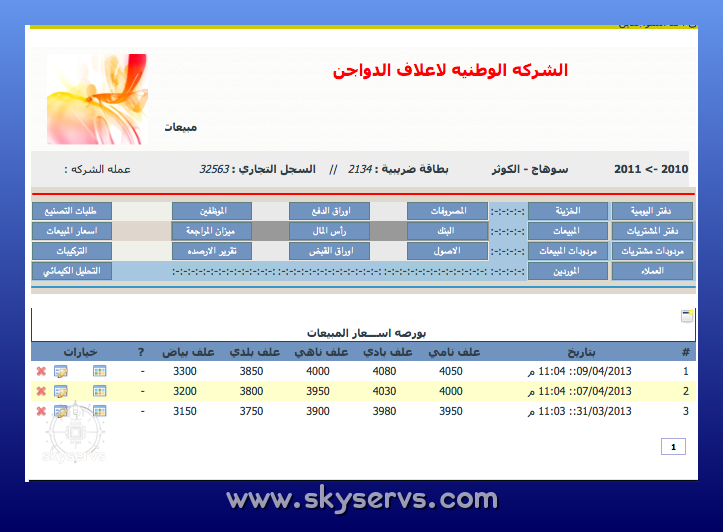 نظام محاسبه شركات