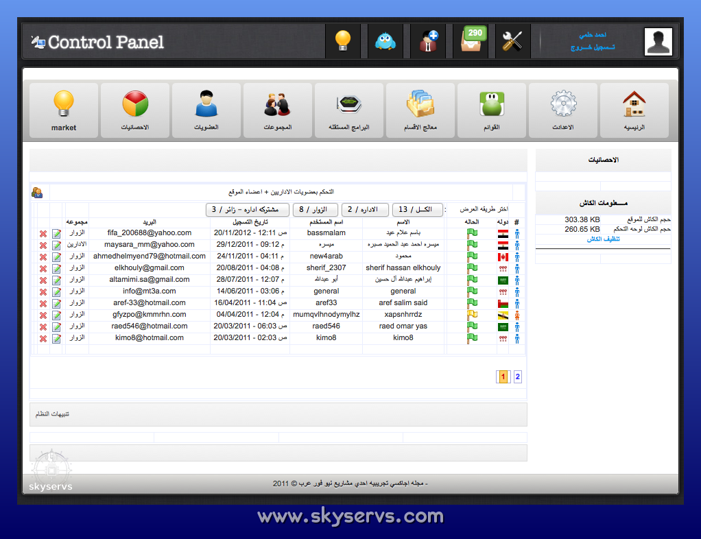 نظام مجله cms