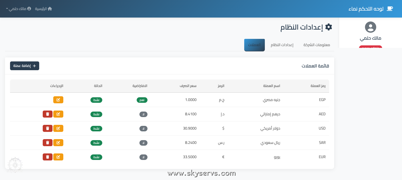 نبذة عن نظام "نماء" لإدارة الأعمال والمشاريع