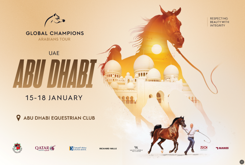 أبو ظبي تُطلق موسم 2026 لجولة الجياد العربية