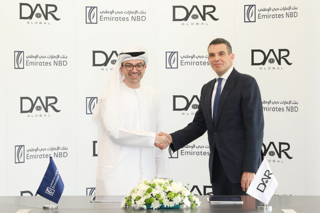 بنك الإمارات دبي الوطني يمنح «دار جلوبال» قرضًا مشتركًا بقيمة 250 مليون دولار للتوسع العالمي