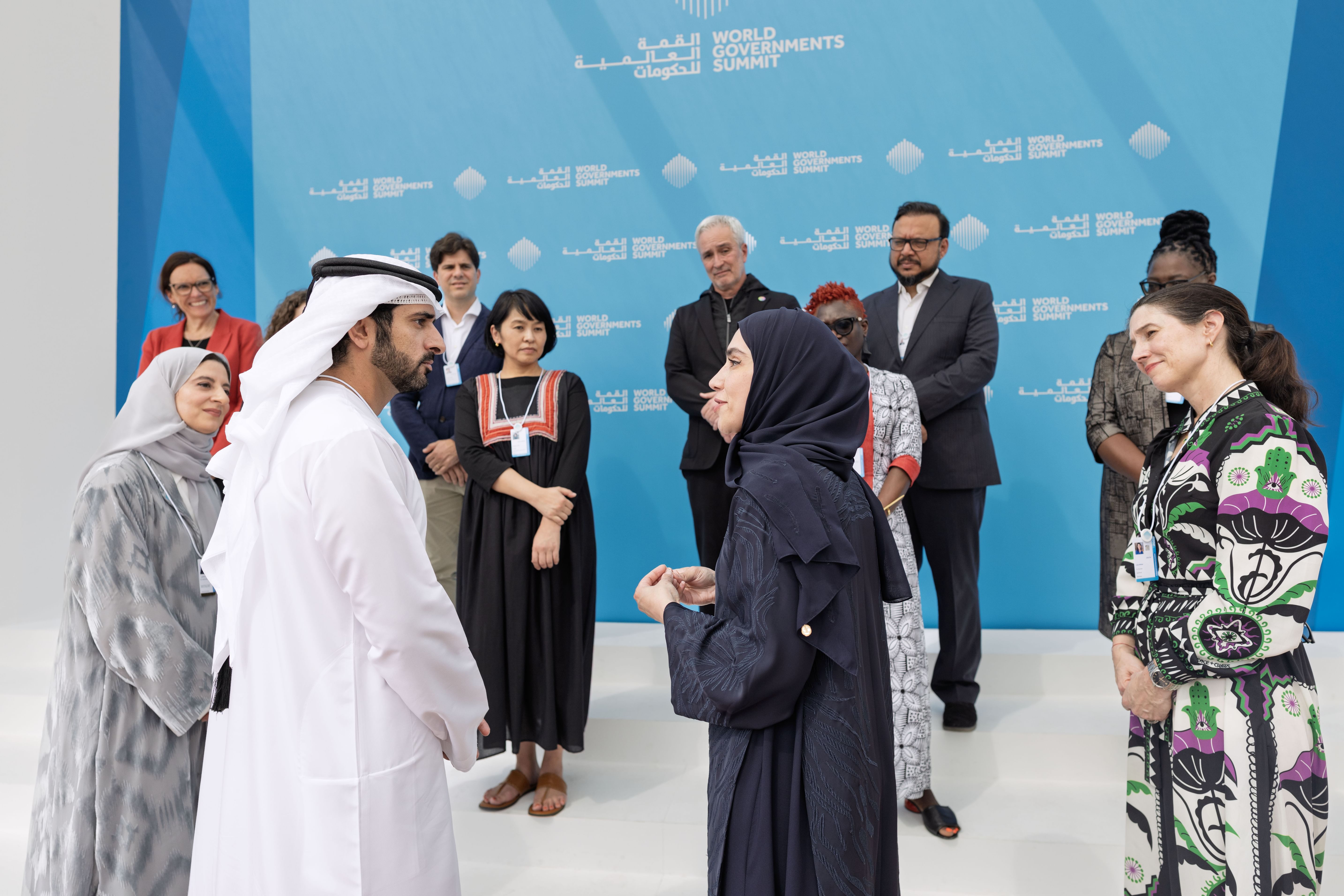 حمدان بن محمد محمد يلتقي رواد قائمة “إيدج 50 في القمة العالمية للحكومات